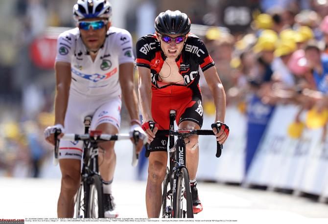 Tejay van Garderen (BMC) finishes stage 17