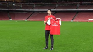 New Arsenal head coach Mikel Arteta