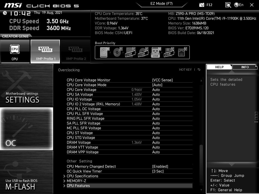 MSI MAG Z590-A Pro