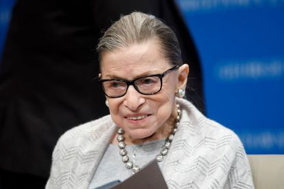Supreme Court Justice Ruth Bader Ginsburg delivers remarks at the Georgetown Law Center on September 12, 2019, in Washington, DC. Justice Ginsburg spoke to over 300 attendees about the Suprem