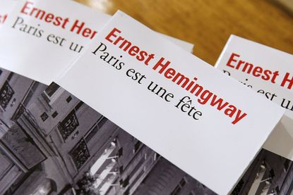 Ernest Hemingway's novel 'Paris est une fete' ('A Moveable Feast')