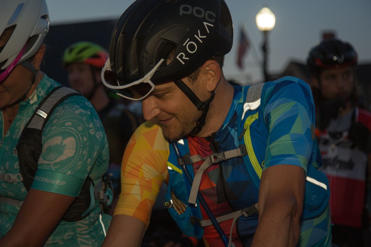 Ted King at the start