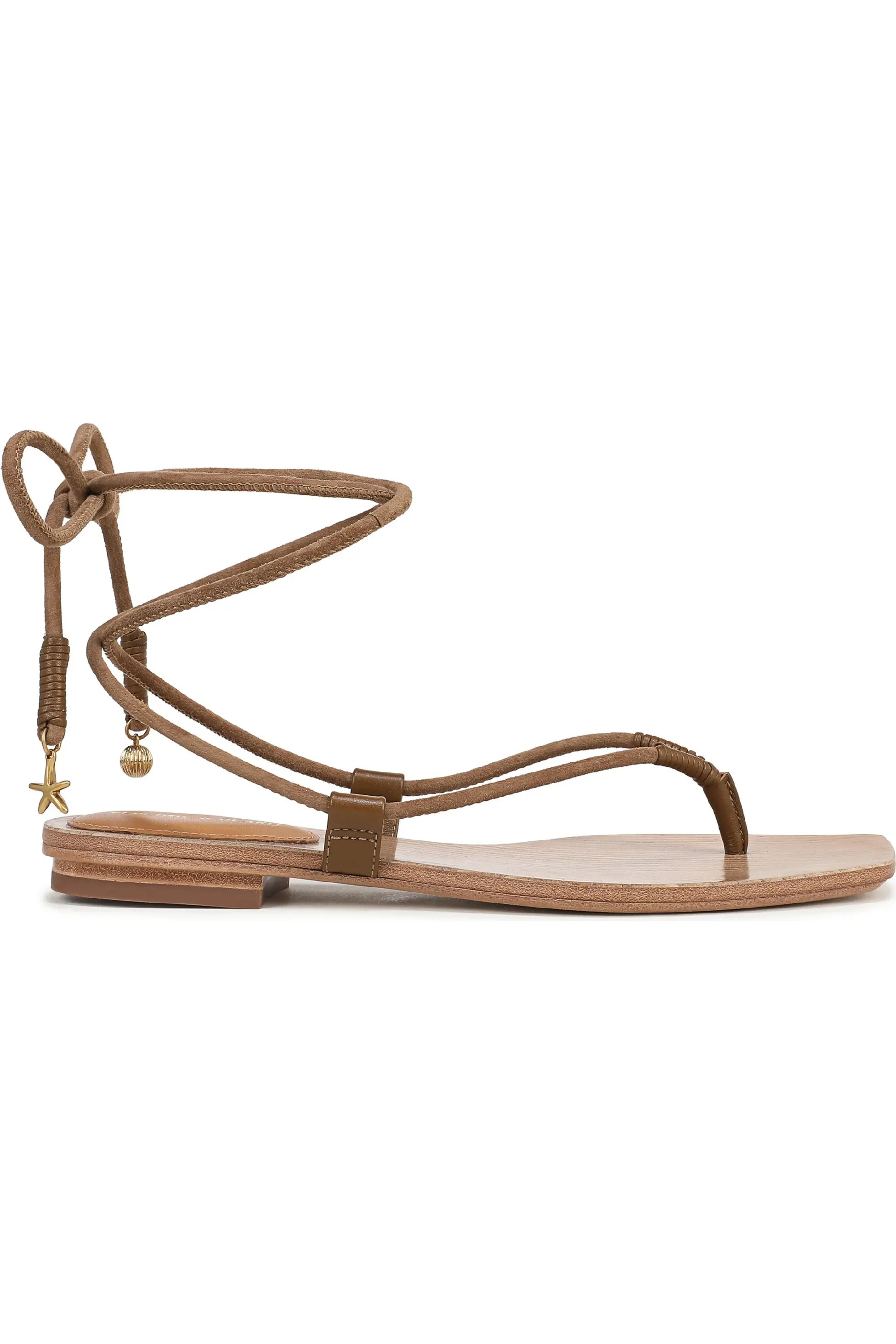 Veronica Beard, Rosetta Ankle Wrap Sandals