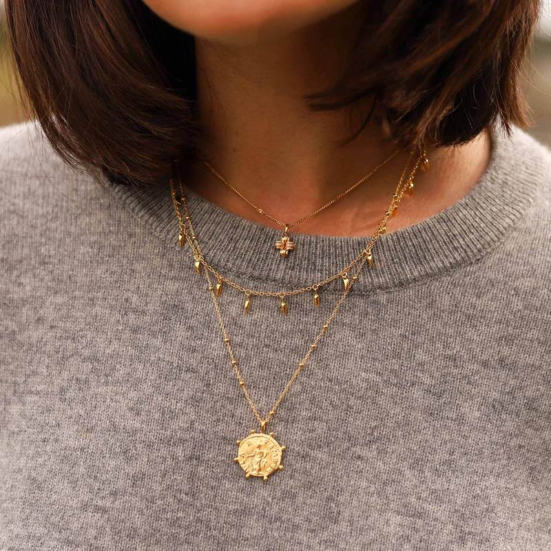 24K Gold Plated Hong Kong 5cents coin necklace Coin Transformation - Shop  rileythejewellery Necklaces - Pinkoi