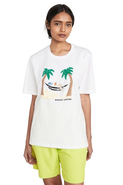 Markus Lupfer Alex Sequin Beach Hammock Tee