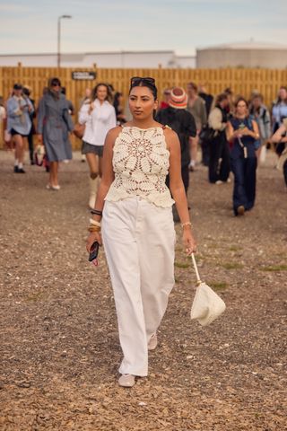 Copenhagen Fashion Week Gestrickter Streetstyle