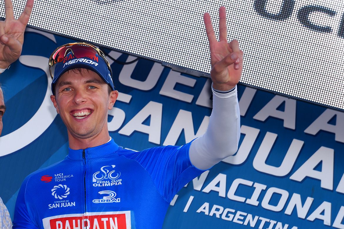Ramunas Navardauskas on the podium