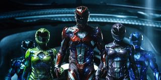 The Power Rangers in 2017 movie