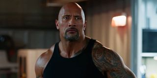 Dwayne Johnson as Luke Hobbs in The Fate of the Furious