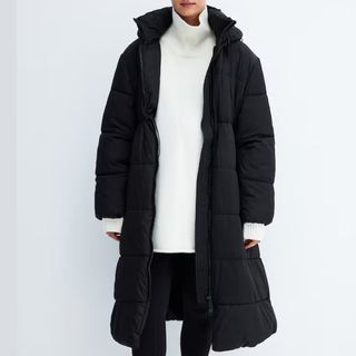 H&M Mama Hooded Puffer Coat