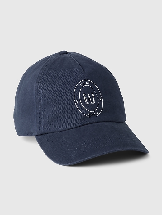 a navy blue baseball cap by gap x dôen