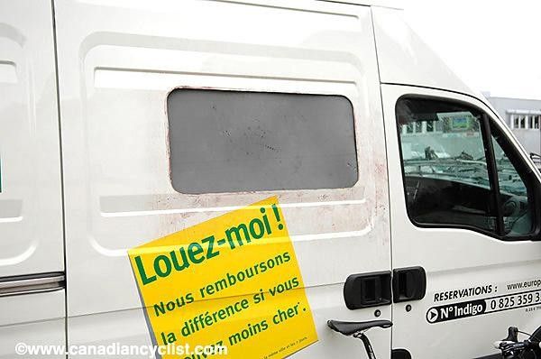 CDN team bikes stolen from locked van. Not a mark on the van body - the thieves carefully cut out the window and unlocked the door.
