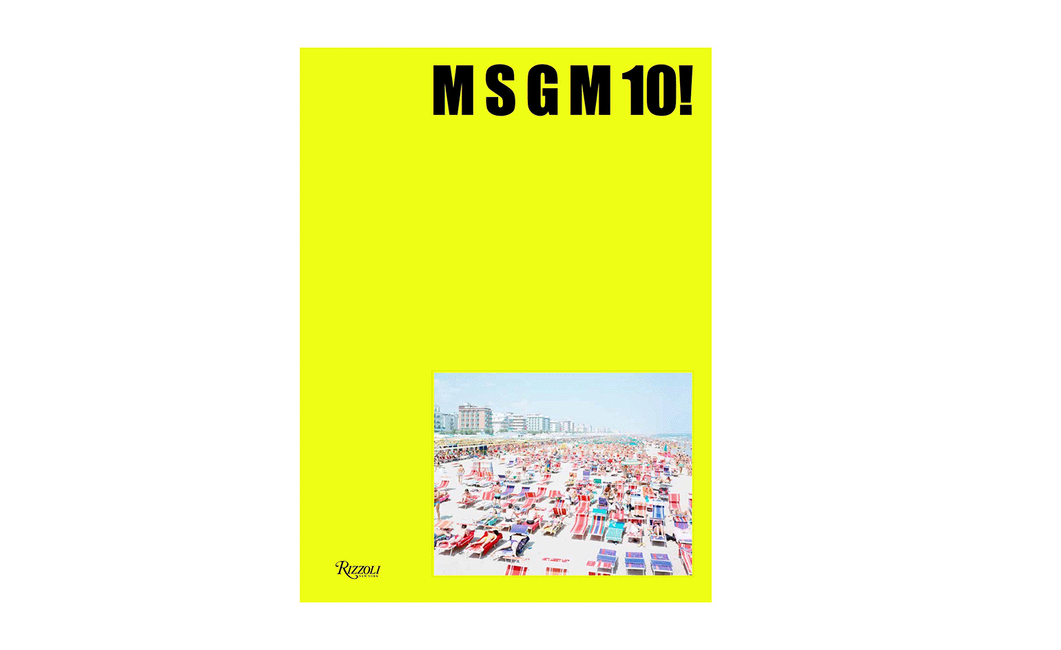 Fashion book MSGM 10! The (in)complete Brand Anthology cover