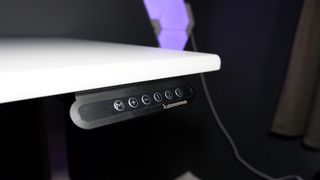 An Autonomous SmartDesk 5 being put together and installed in an office.