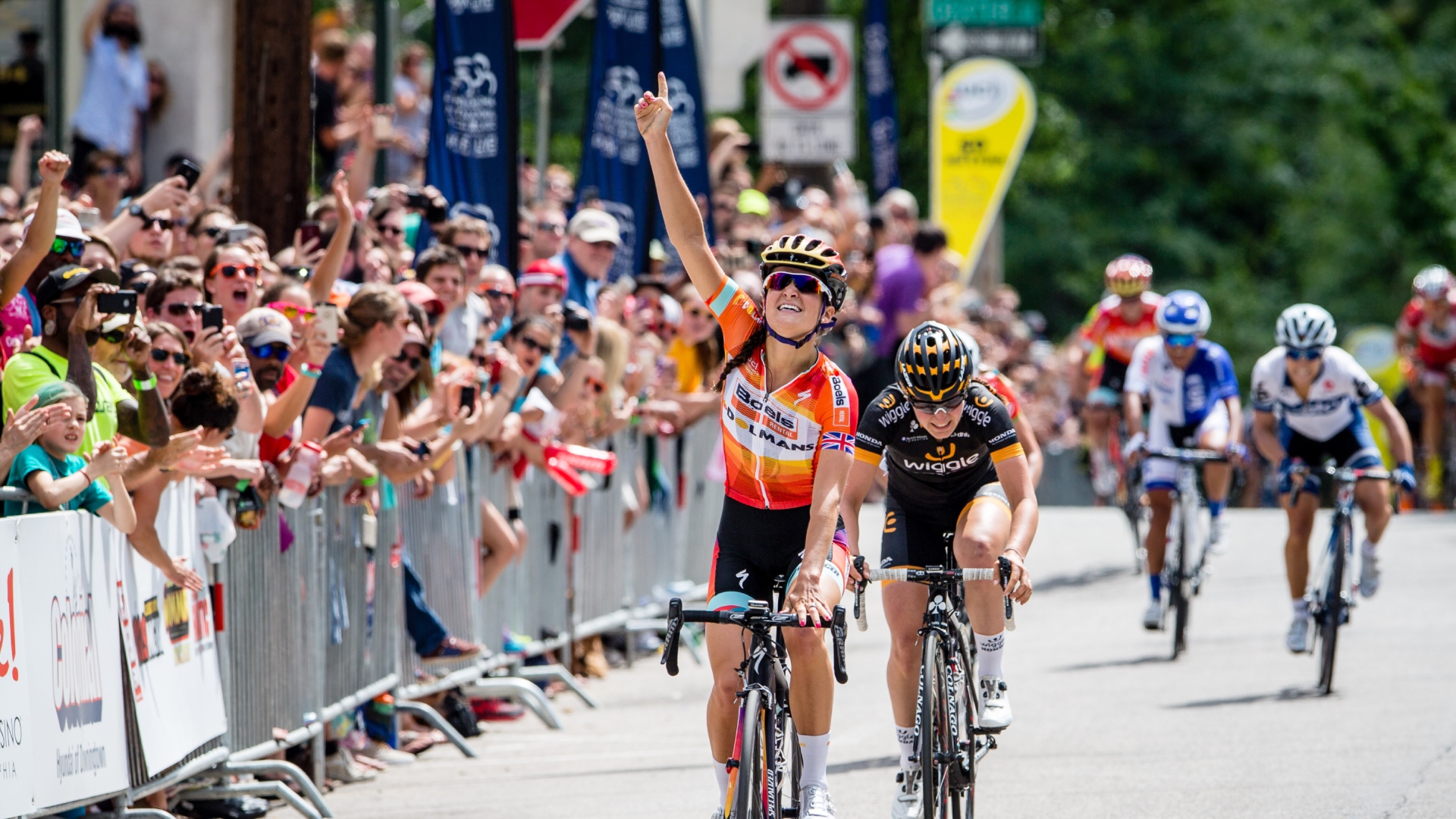 Lizzy Deignan wins the 2015 Philadelphia Cycling Classic