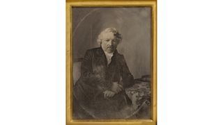Portrait of Louis-Jacques-Mande Daguerre; Charles Richard Meade. American. 1826 - 1858; Bry-sur-Marne. France. Europe; 1848; Daguerreotype. hand-colored; 1/2 plate.