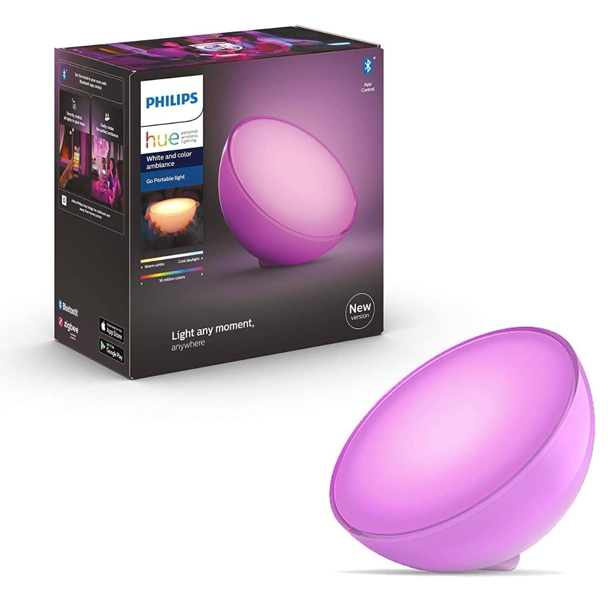 Philips Hue Go 2.0 White &amp;amp; Colour Ambiance Smart Portable Light