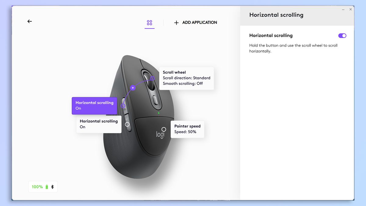 Logi Options+ for customizing the Logitech M850L mouse