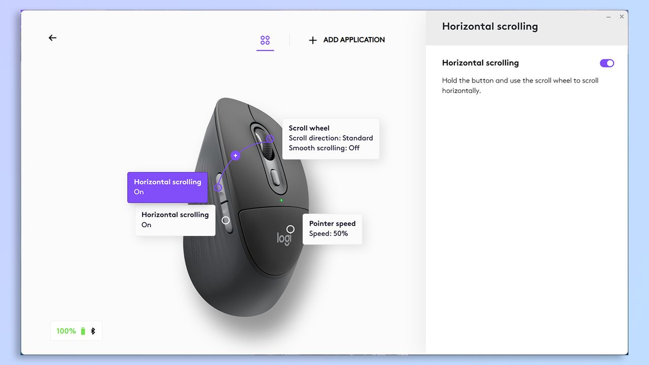 Logi Options+ for customizing the Logitech M850L mouse
