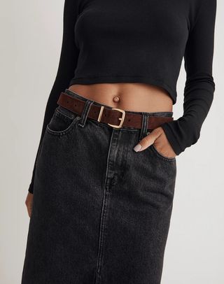 Madewell, The Essential Suede Belt