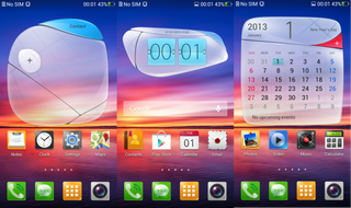 OPPO Find 5 Home Screens