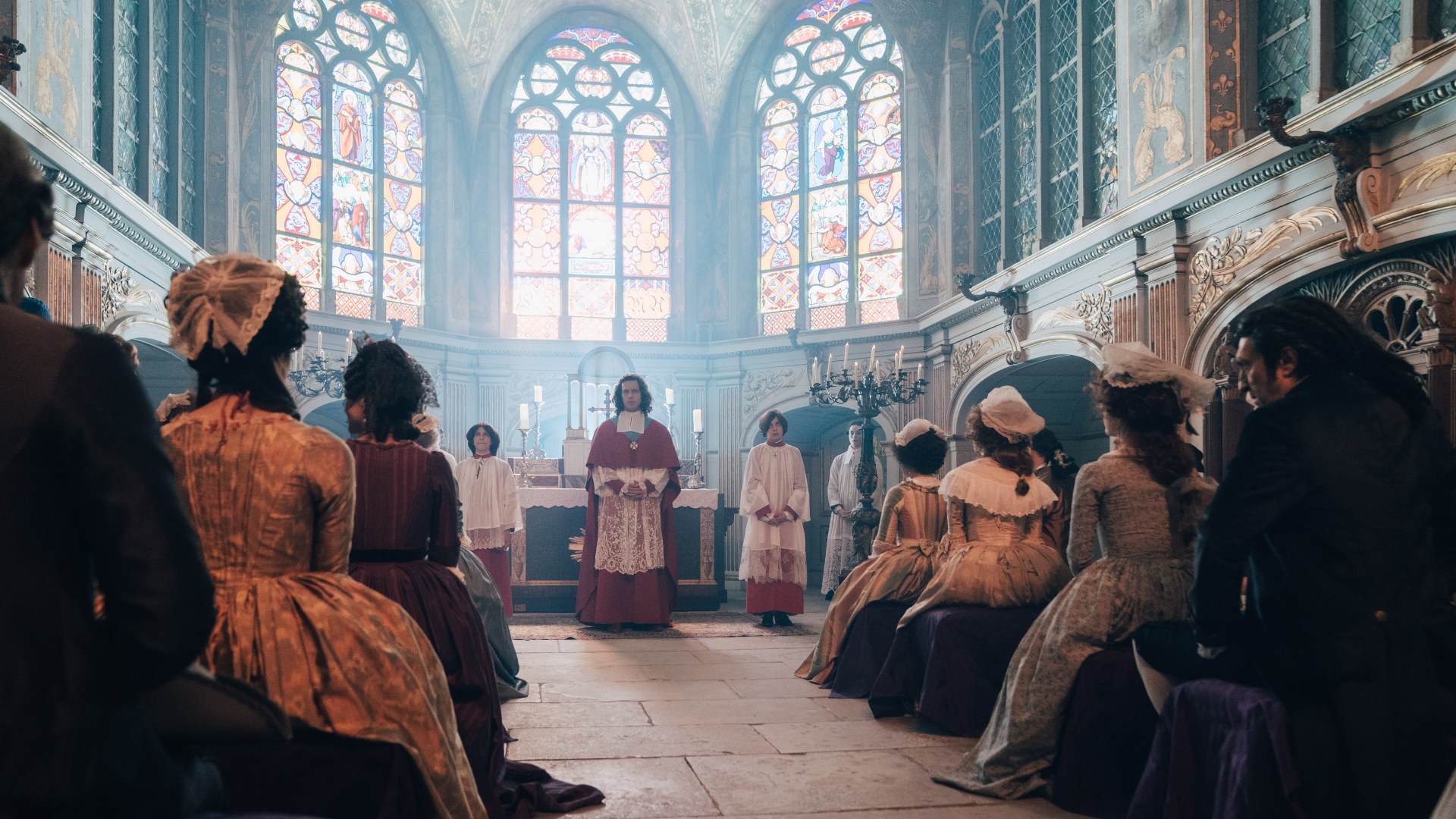 Cardinal Rohan performs a sermon in Marie Antoinette