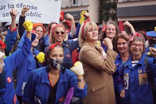 TV tonight – Joanna joins a protest on the streets of Paris.