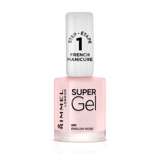 Colores de esmalte de uñas de primavera Rimmel Super Gel Nail Polish Manicura francesa en inglés Rose