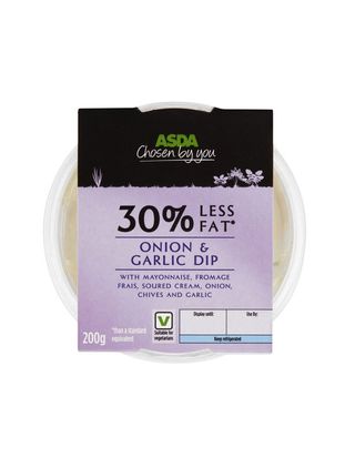 Asda Reduced Fat Onion & Garlic Dip