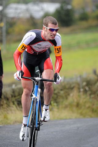 Matt Clinton, second, National Hill-Climb Championship 2009