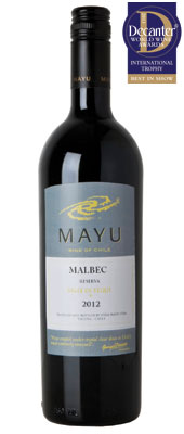 DWWA 2013 International Trophies, Vi&Atilde;&plusmn;a Mayu Malbec Elqui Valley Chile 2012