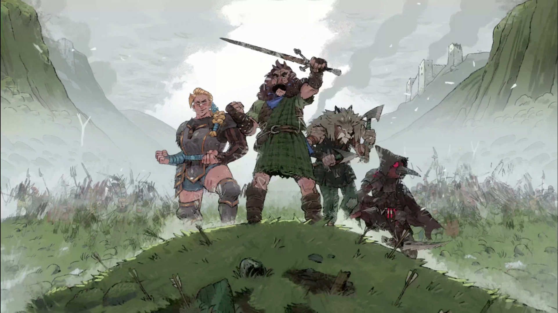 The biggest roguelike in Steam Next Fest is a Braveheart-inspired musou fighter with almost perfect reviews