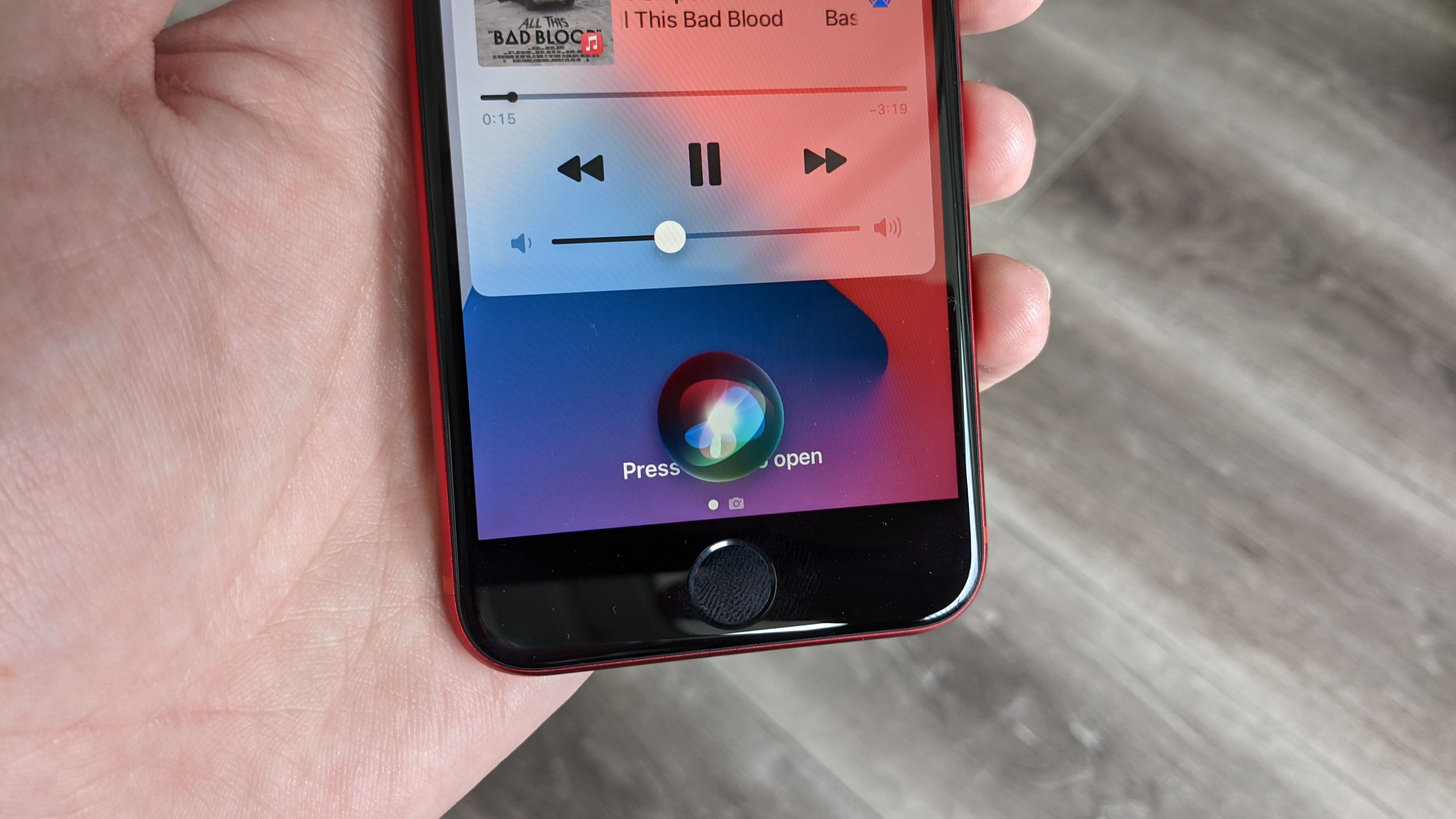 How to make AirPods louder with Siri step 1: During playback, say 