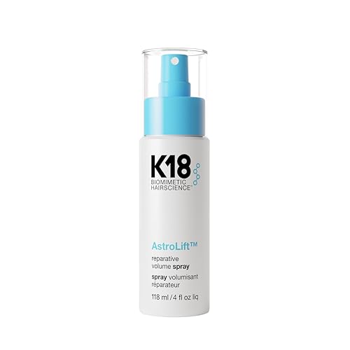 K18 Astrolift&amp;trade; Reparative Volume Spray, 2-Day Hair Thickening + Hold for Thin, Fine, Fragile Hair, Non-Sticky, Non-Crunchy, Humidity-Resistant Volumizing Spray, 4 Fl Oz