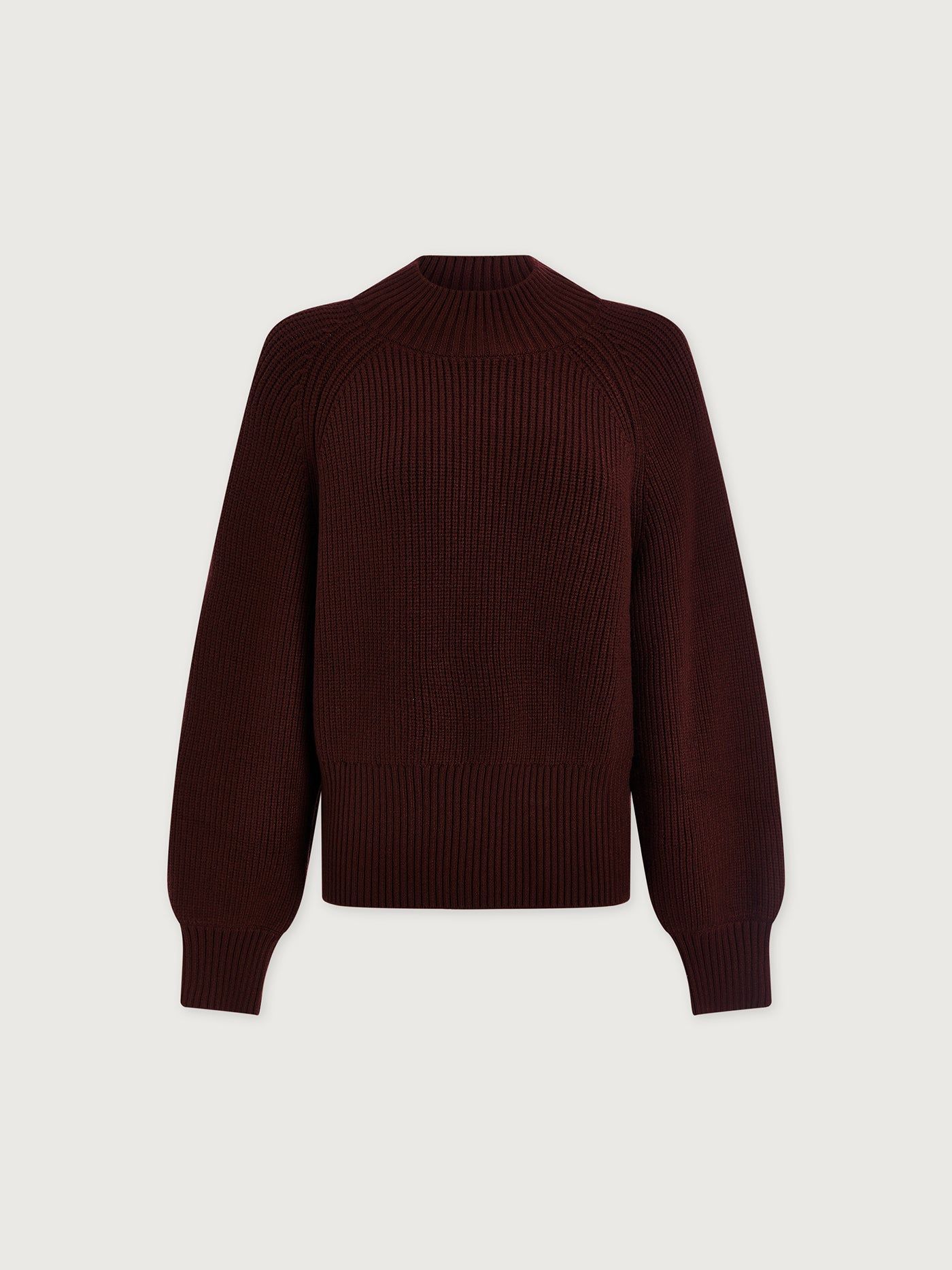Martina High Neck Rib Knit