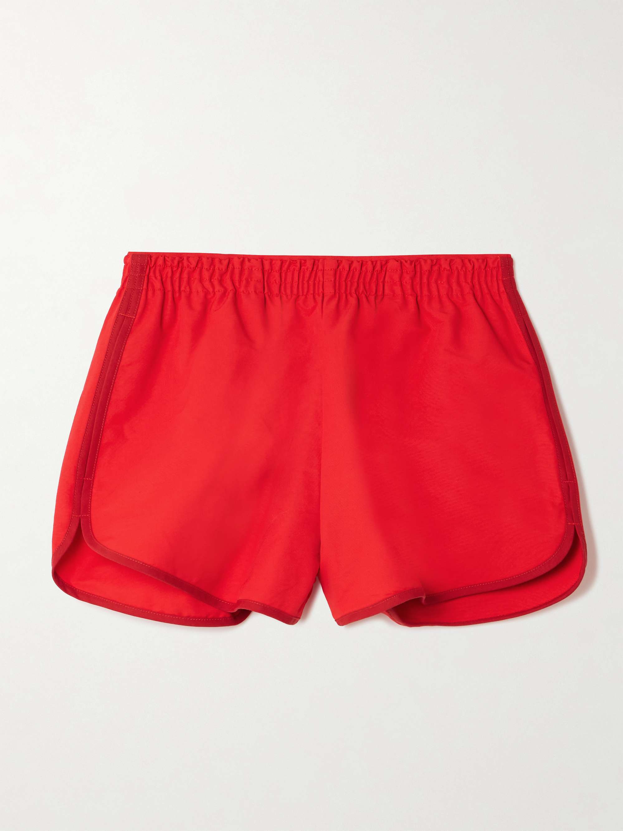 Anchor Piped Cotton-Blend Shorts