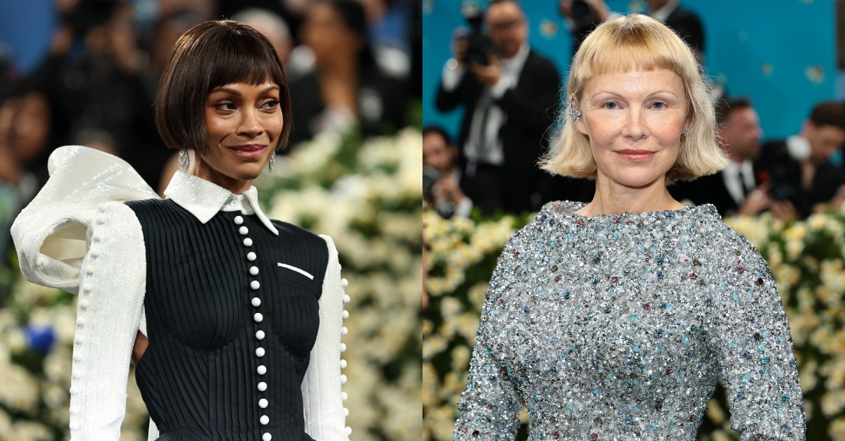 Zoe Saldaña and Pamela Anderson Debuted Met Gala Micro Bobs