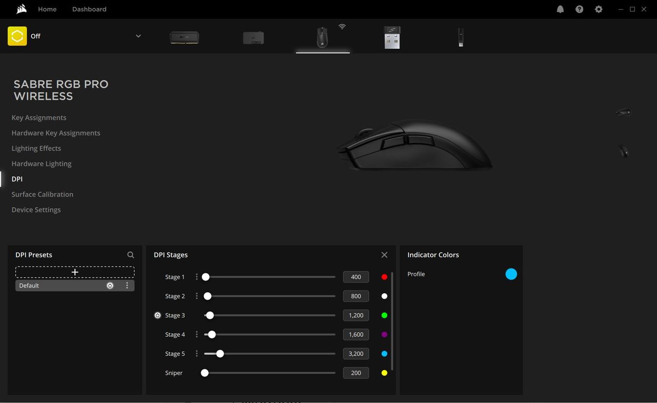 Corsair Sabre RGB Pro Wireless