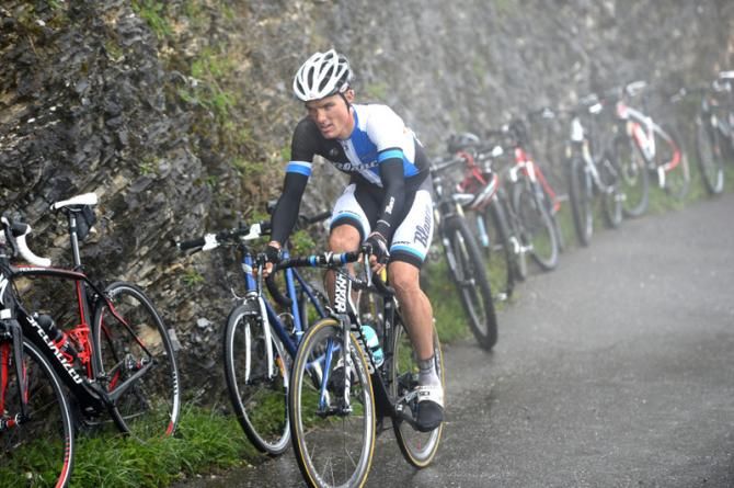 Luis Le&oacute;n S&aacute;nchez (Blanco) finished nearly four minutes down on Stage 3 of the Tour de Suisse