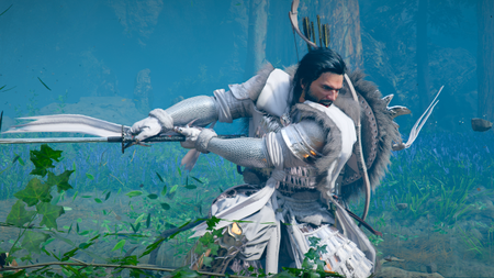 Kliff using Katana in Crimson Desert