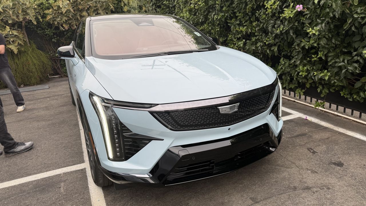 The Cadillac Lyric, with emphasis on the AKG Dolby Atmos speaker array