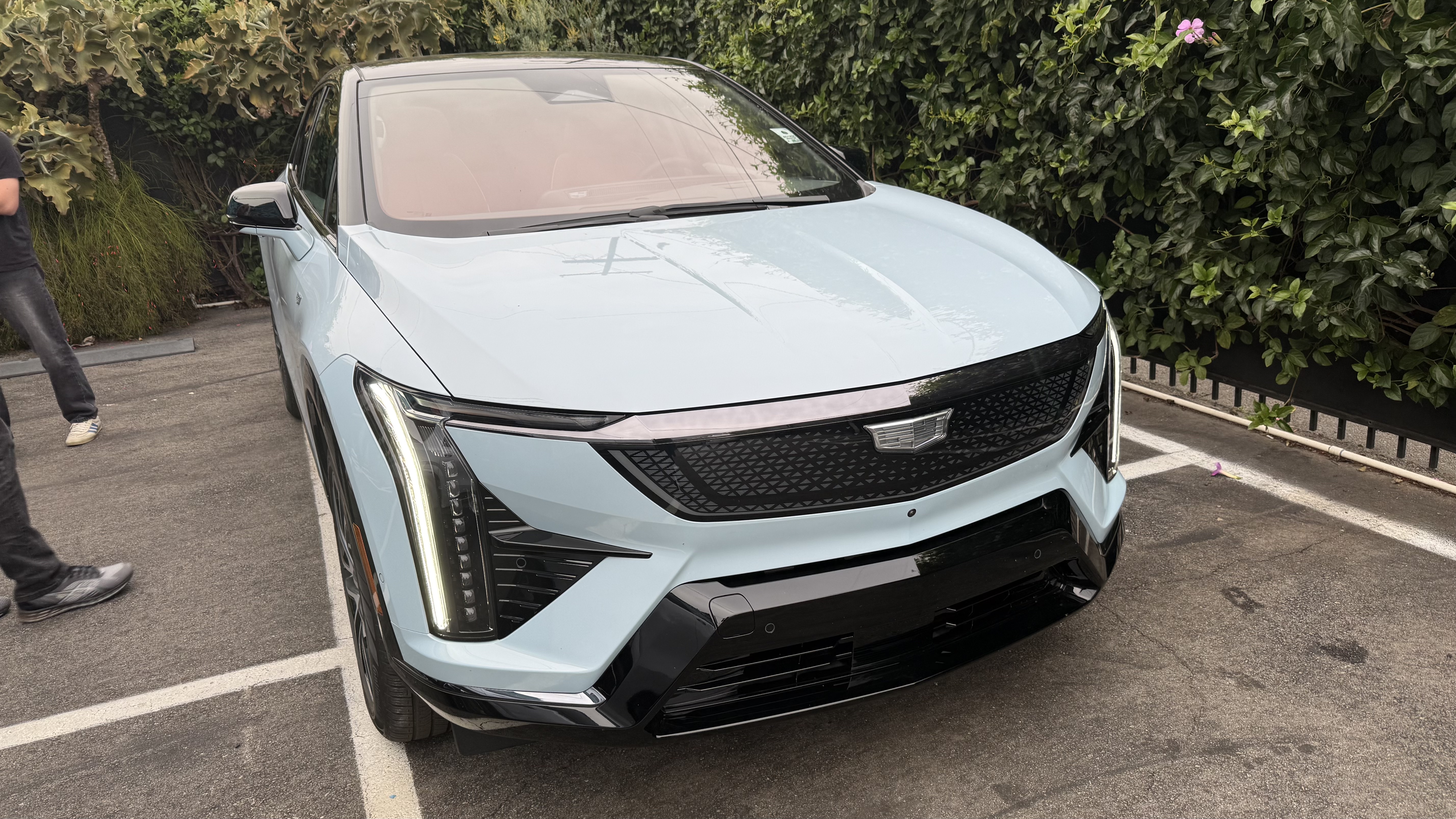 The Cadillac Lyric, with emphasis on the AKG Dolby Atmos speaker array