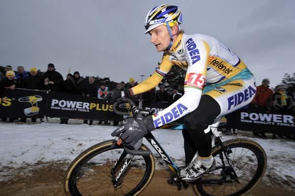 Bart Wellens (Telenet Fidea) rode well before a mechanical ruined his chances.