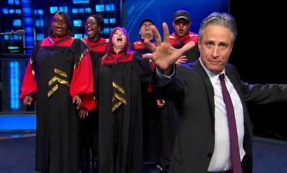 Jon Stewart is preaching to the choir