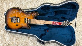 An EVH-played Peavey Wolfgang is being auctioned