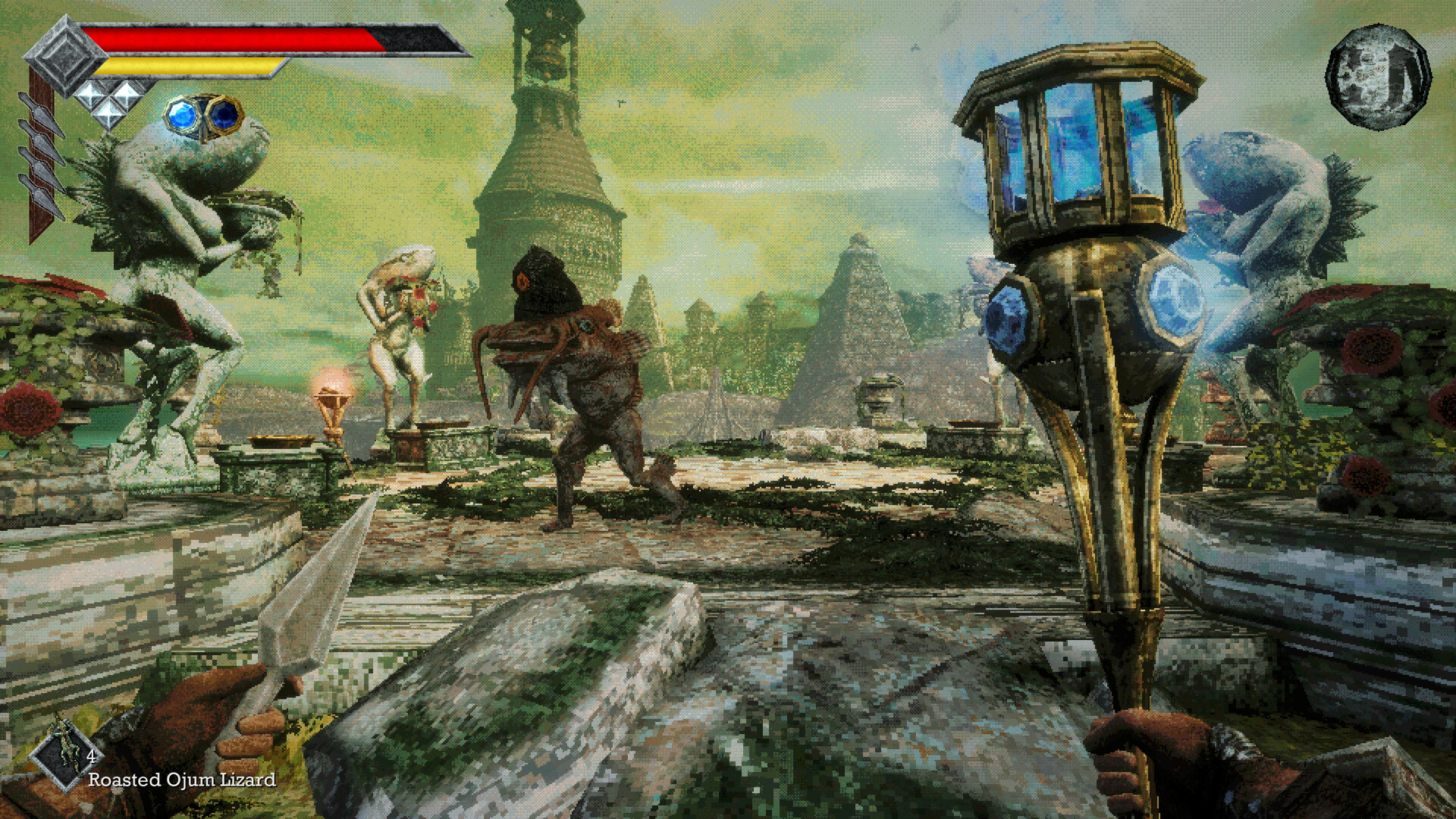 A screenshot of the upcoming PS5 game, Queen's Domain