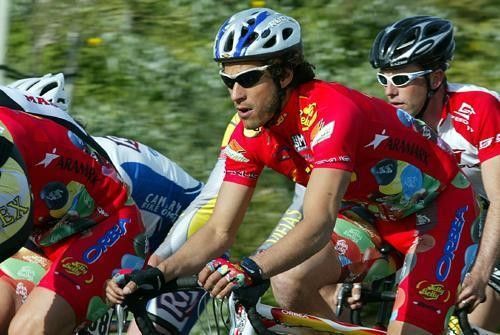 Alex Candelario looks the business during the Tour of Temecula crit.