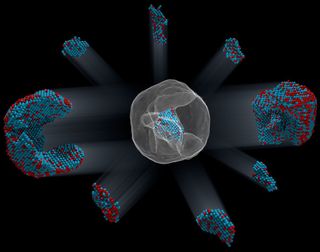 Scientists have identified the 3D coordinates of 6,569 iron and 16,627 platinum atoms in an iron-platinum nanoparticle.