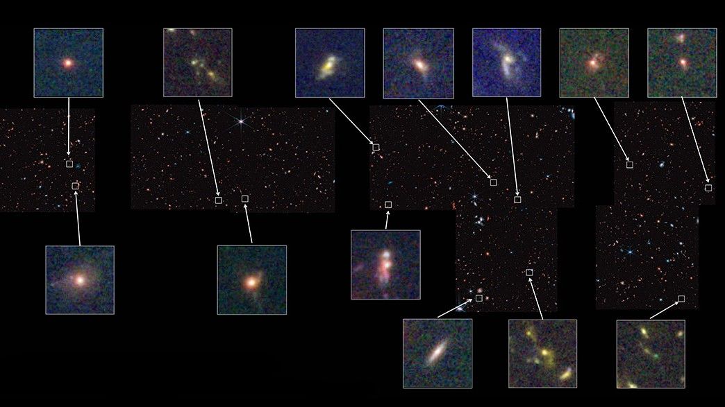 This image — a mosaic of 690 individual frames taken with the Near Infrared Camera (NIRCam) on the James Webb Space Telescope—covers an area of sky about eight times as large as Webb’s First Deep Field Image released on July 12. It’s from a patch of sky near the handle of the Big Dipper.