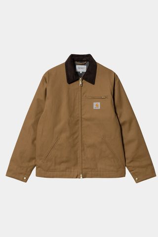 Carhartt Work In Progress Brown Michigan Chore Coat